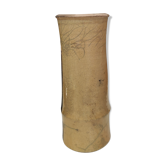 Ancient Japanese raku ceramic vase