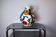 Vase painted by Peter Robert Keil, signed, Germany, 1984