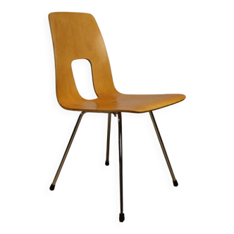 Chaise modèle "One point" par Hans Bellman en hêtre, 1950