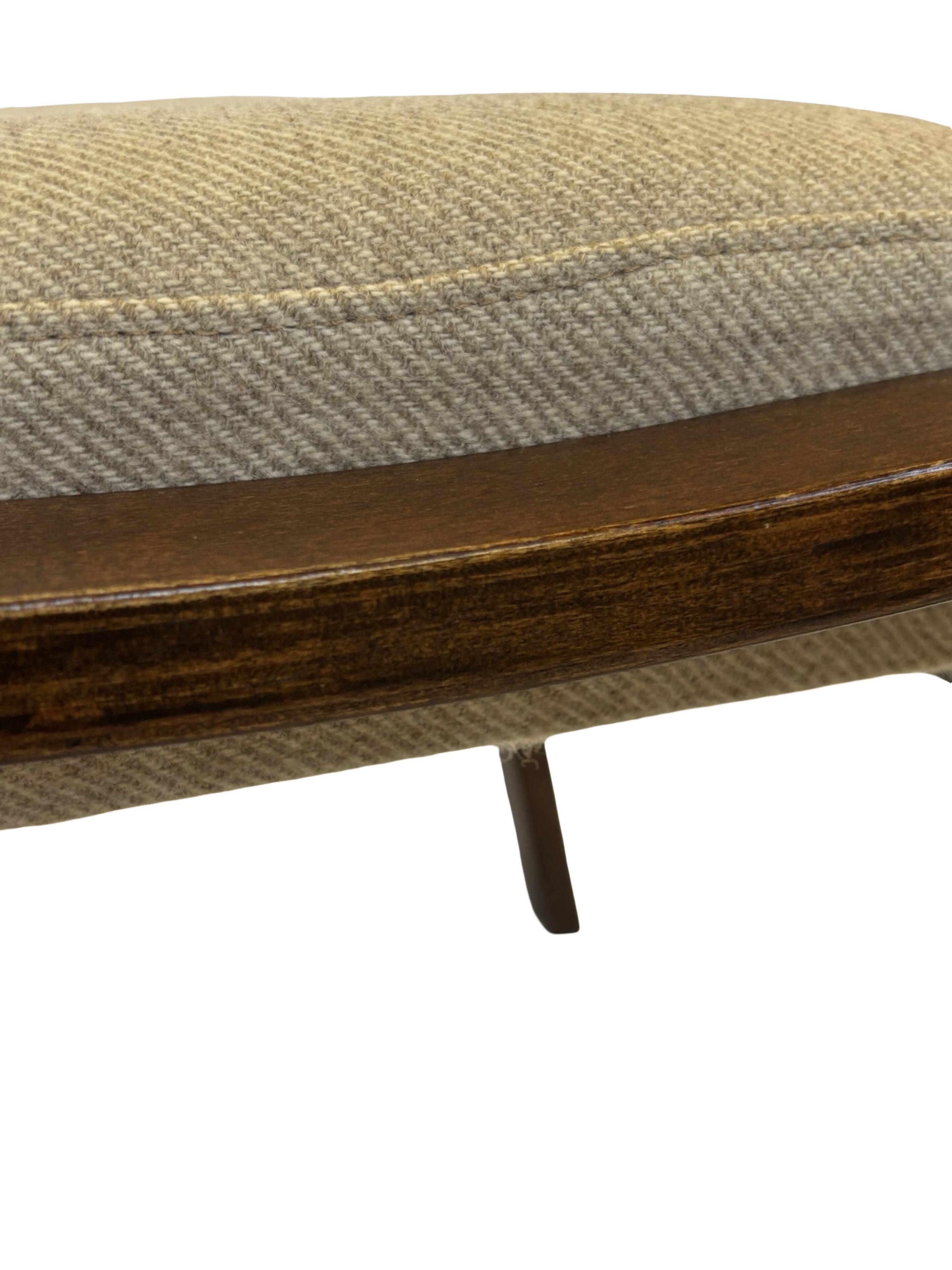 Repose-pieds vintage rétro ottoman pouf danois design Westnofa