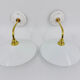 Opaline wall lights