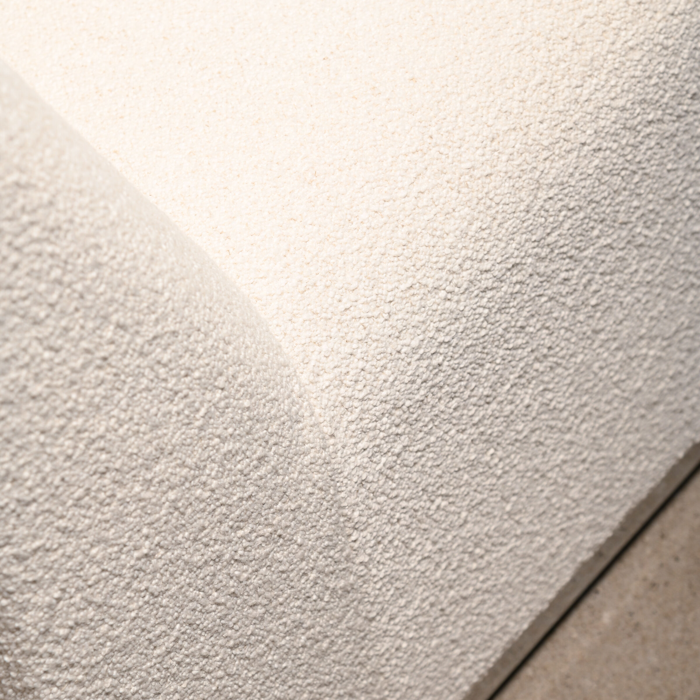 Giancarlo Piretti Alky Lounge Chair in White Bouclé Fabric for Anonima Castelli