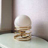 Golden spiral lamp from the 70s