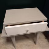 Wooden bedside table