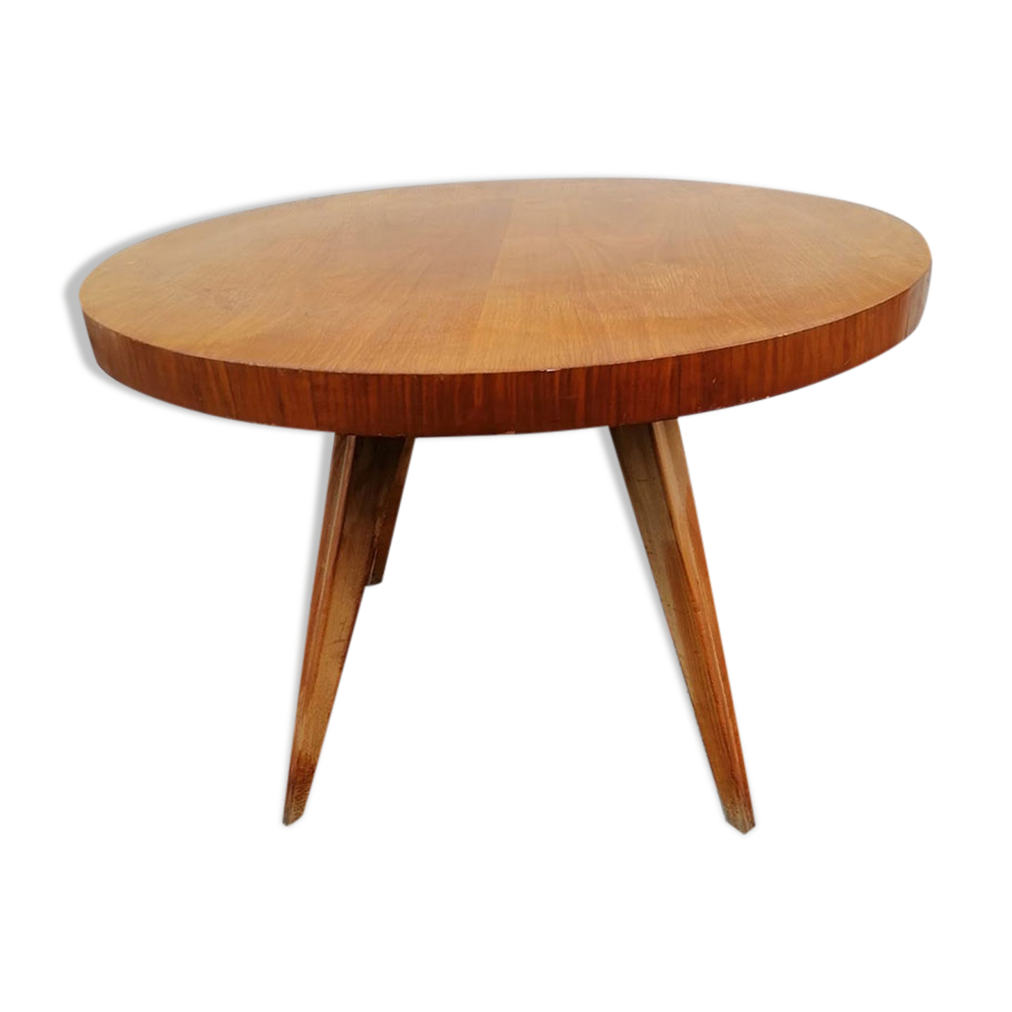 Round coffee table, beech, 1950