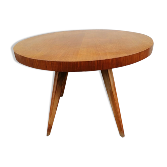 Round coffee table, beech, 1950