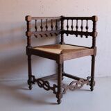 Vintage fireplace corner chair
