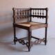Vintage fireplace corner chair