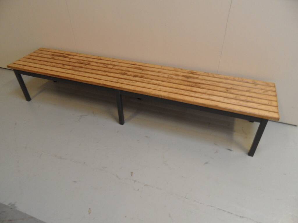 Vintage school bench