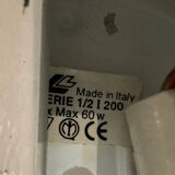 Murano glass half moon wall lights from the 80s (X2)