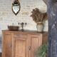 Art Deco buffet in restored solid wood