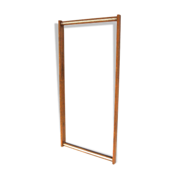 Scandinavian rosewood mirror, Fröseke, Sweden, 1960 - 117x57cm