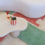 Table basse forme organique en Tadelakt