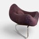 Fauteuil triangulaire "Chili" par Paul Falkenberg – Alcantara Chocolat