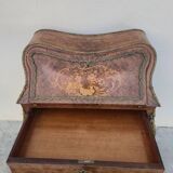 Louis XV style lady's desk in marquetry and bronze