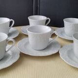 6 porcelain coffee cups "Wild Ivy"