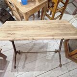wooden bistro table