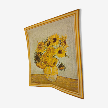 Tapestry sunflowers - vincent van gogh 76x68 cm - tapestry of flanders