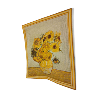 Tapestry sunflowers - vincent van gogh 76x68 cm - tapestry of flanders