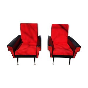 paire de fauteuils vintages