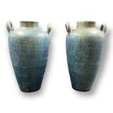 Old pair of annecy blue jars