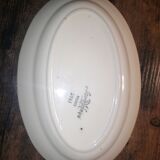 Assiette en porcelaine Sarreguemines