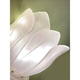 Contemporary Venetian Sanded Murano Glass Floreal Wall Sconces-Set of Two
