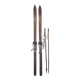 Ski et bâton en bois