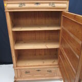 19th century Danish pine wardrobe