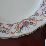 ancient plates Digoin flowers