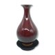 Vase China ceramic ox blood H. 32cm