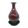 Vase Chine céramique sang de boeuf H. 32cm