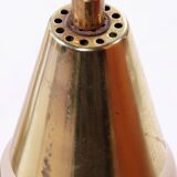 Lampadaire français avec abat-jour en verre de lait 1960