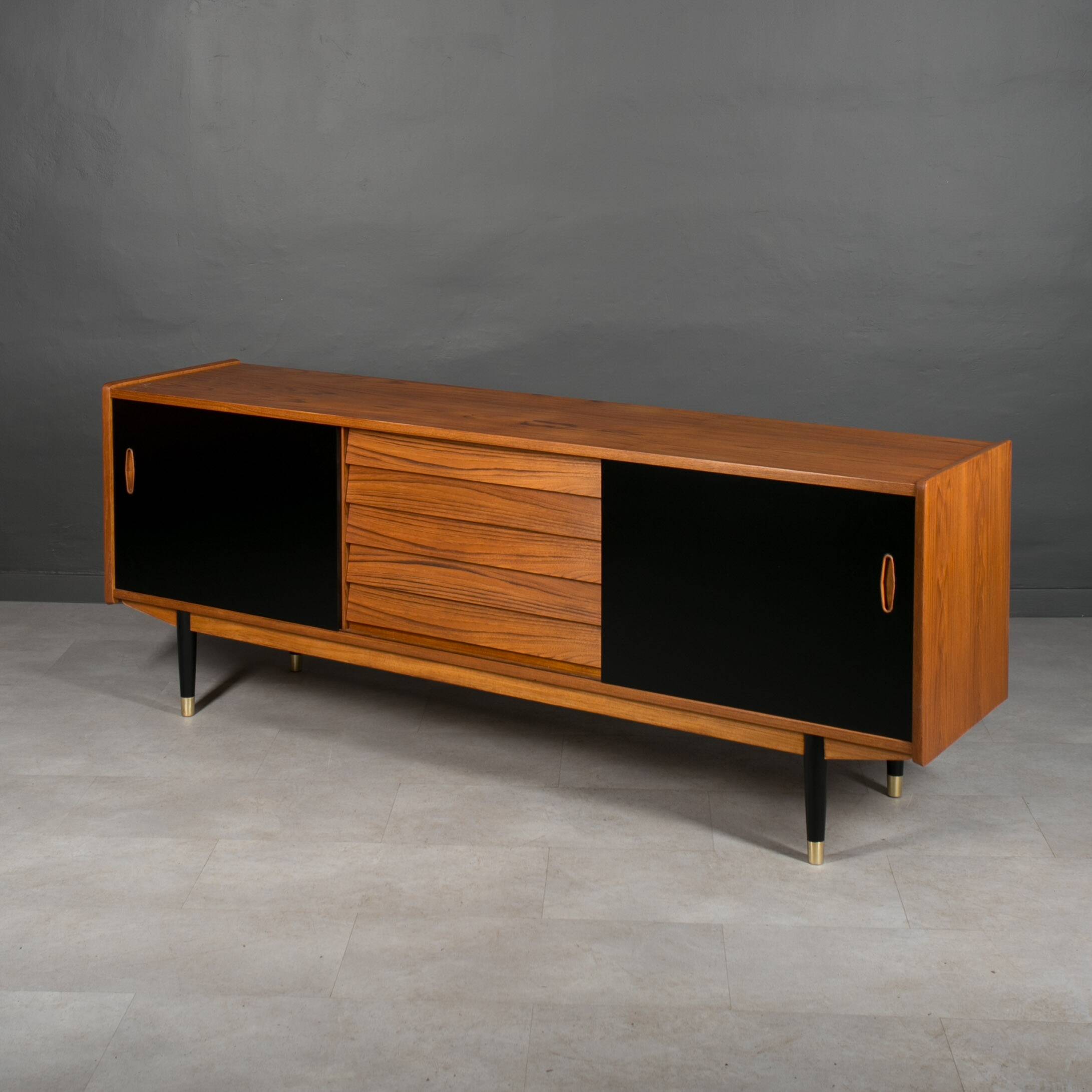 Teak sideboard by Nils Jonsson for PS Heggen, Scandinavian modern, 1960s
