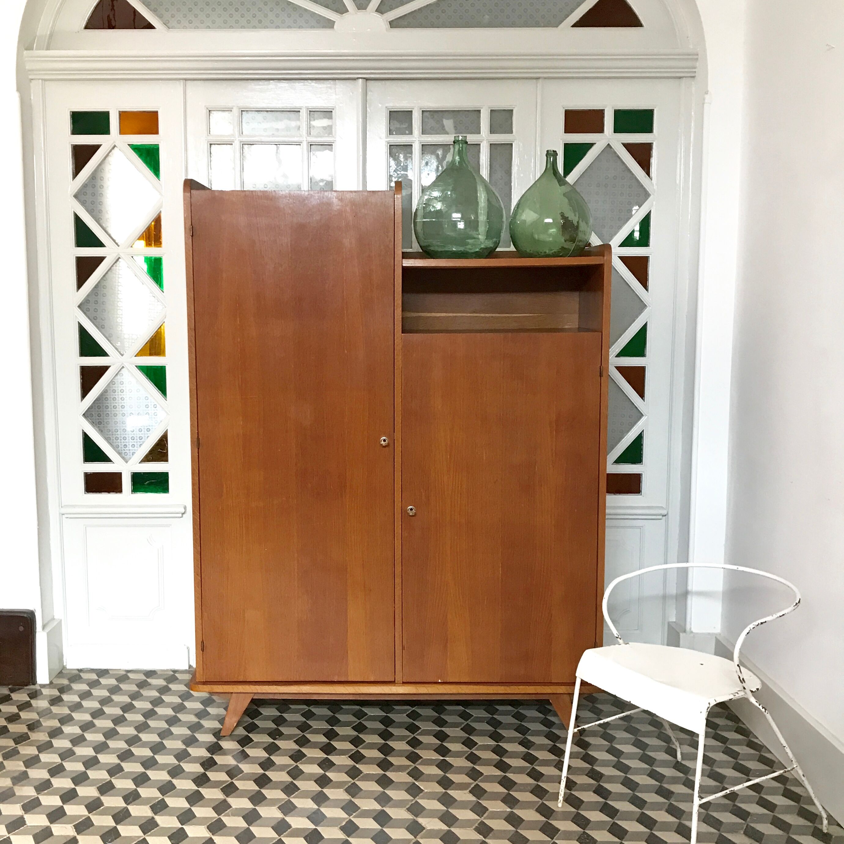Asymmetric Cabinet wooden