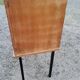 Buffet of the 60s in blond oak metal feet with square section