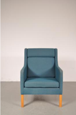 Blue Chair Børge Mogensen, Denmark, 60 years
