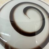 Swirl Zebra table lamp murano glass , 1970’s