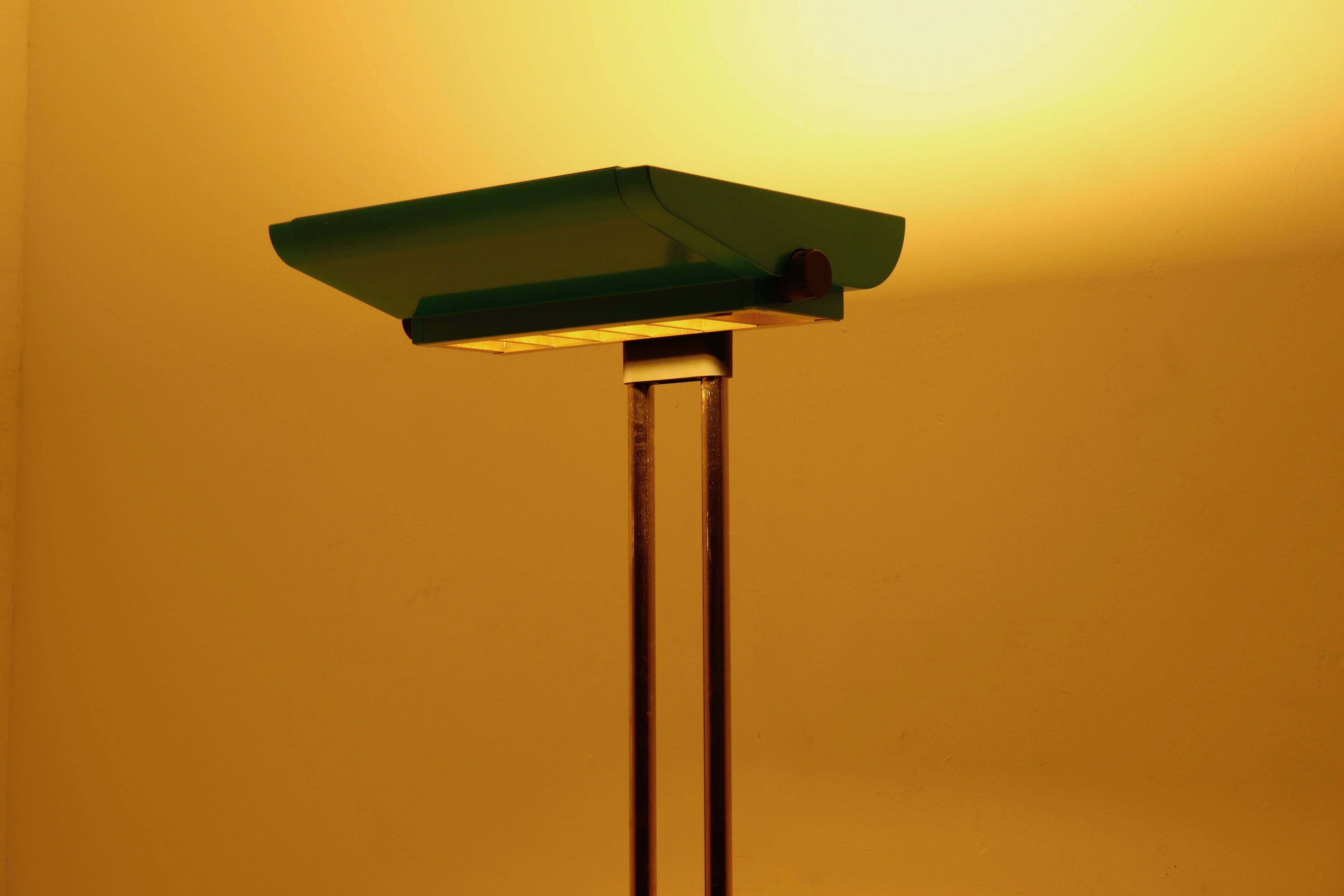 Post Modern Memphis Style Ludwig Leuchten Floor Lamp 1980s