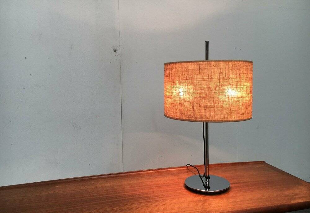 German table lamp from the mid-century space age by Staff Leuchten, 1960s.