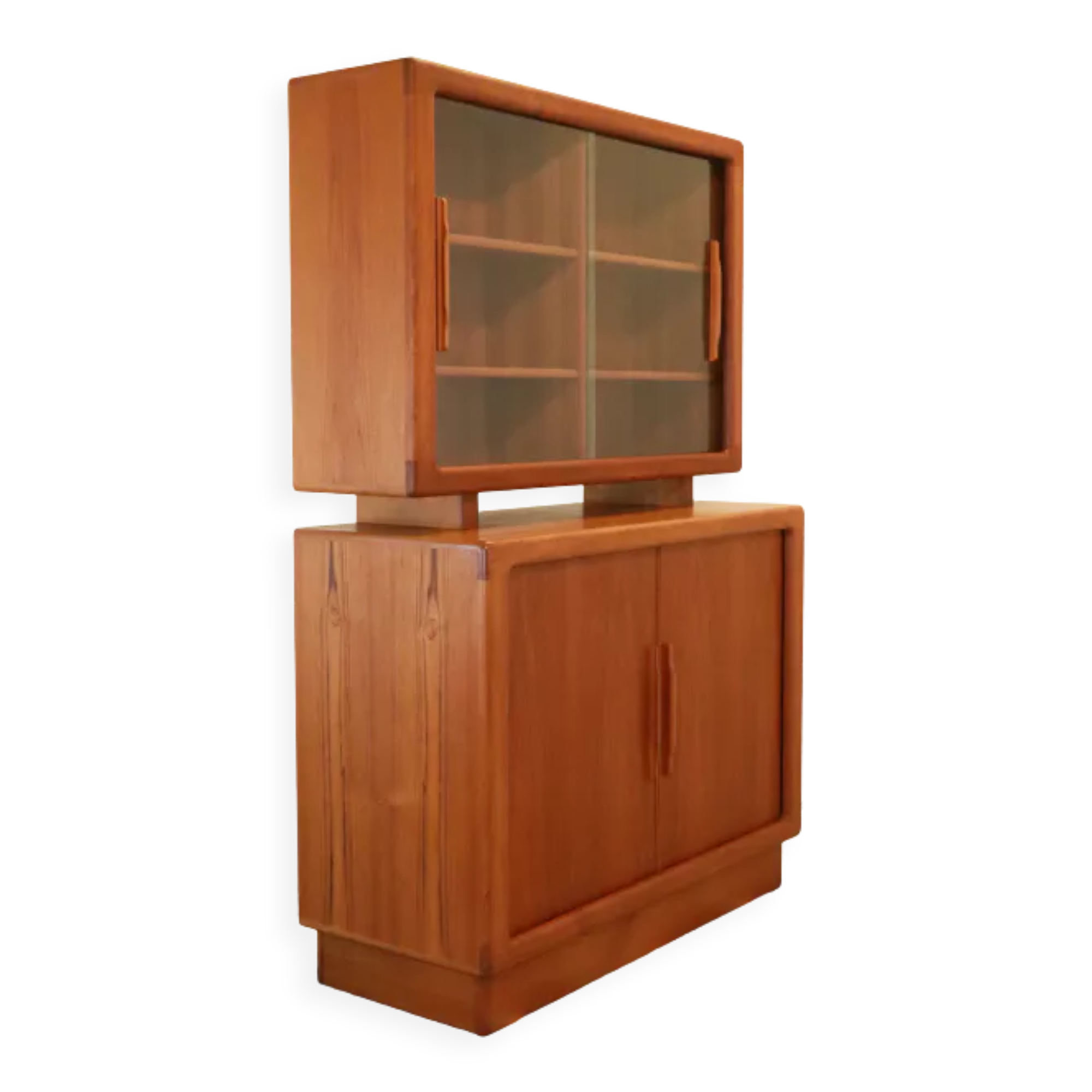 Vintage Danish design Dyrlund two-piece cabinet