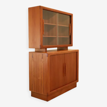 Vintage Danish design Dyrlund two-piece cabinet