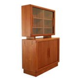 Vintage Danish design Dyrlund two-piece cabinet