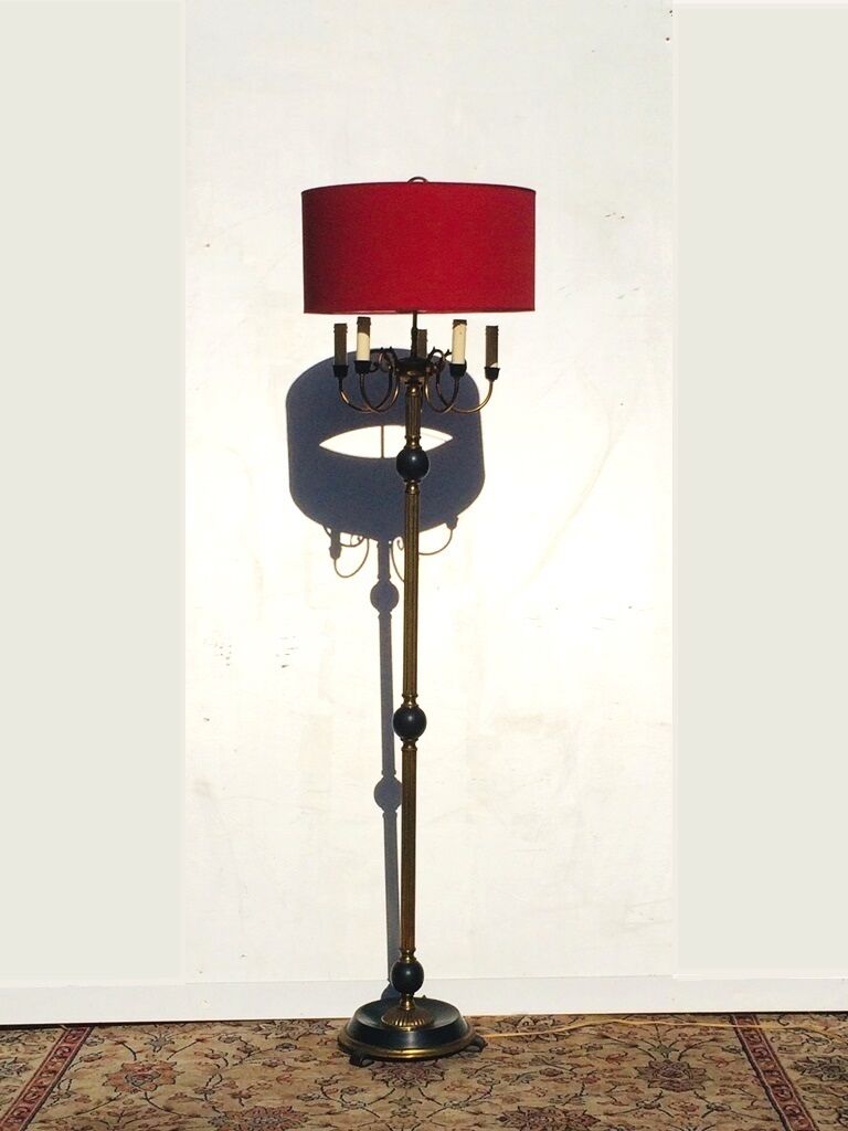 Floor lamp " Hollywood Regency ". Vintage