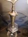 Large silver bronze lamp 1900 art nouveau with its ce standard electric day offal