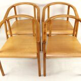 Chaises à manger vintage de design polonais, ensemble de 4