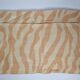 Linen cushion cover, beige and orange zebra pattern, 57 x 37 cm, Chhatwal & Jonsson