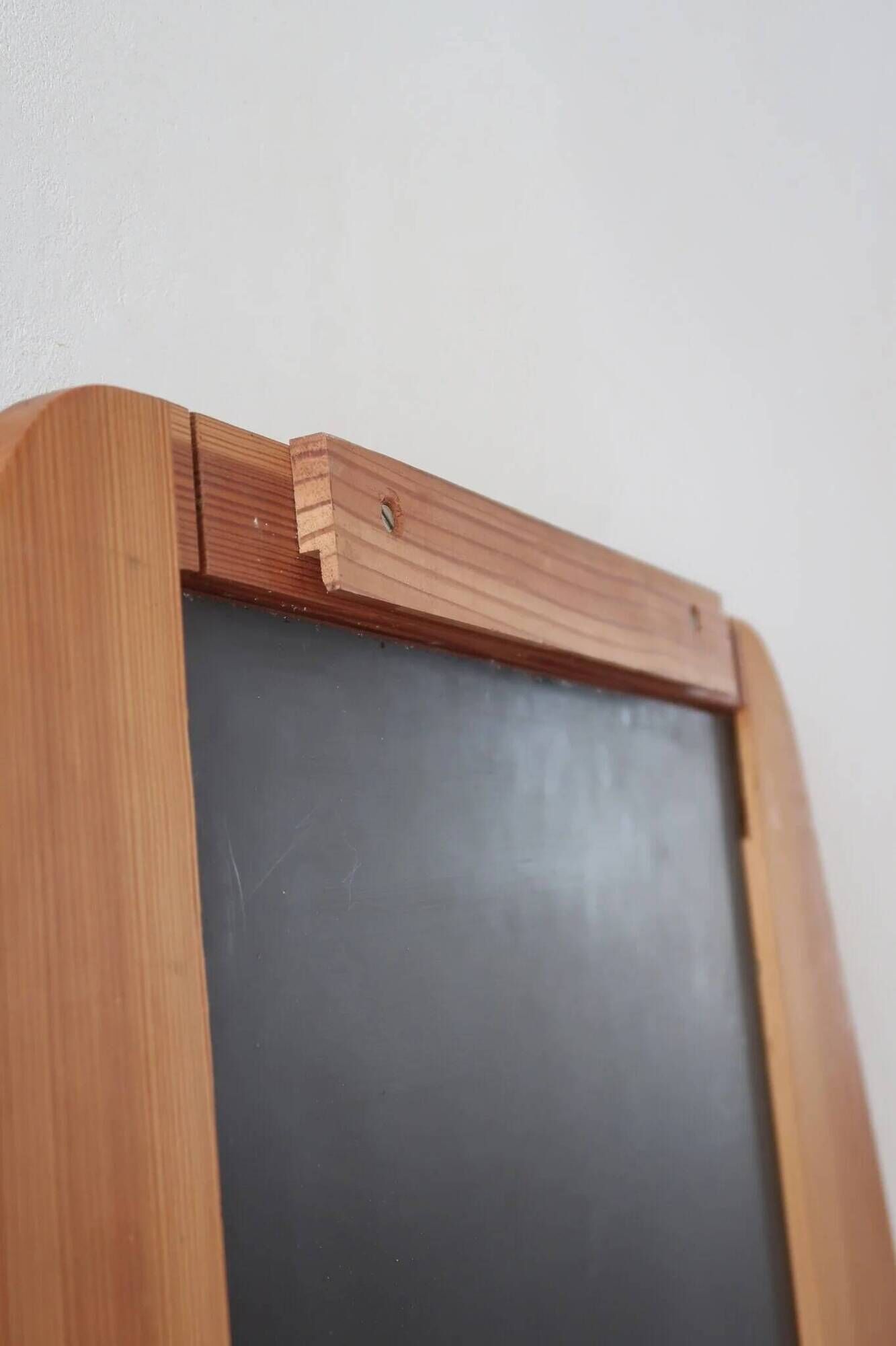 Wall mirror with a solid pine frame, integrated shelf.