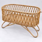 Vintage rattan cradle – 60s/70s