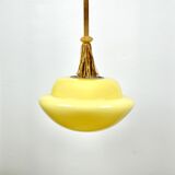 Art deco pendant light with trimmings